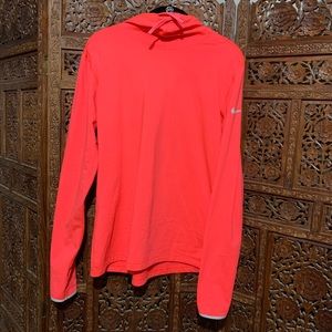 Hot pink Nike DriFit fleece lined hoodie like new!